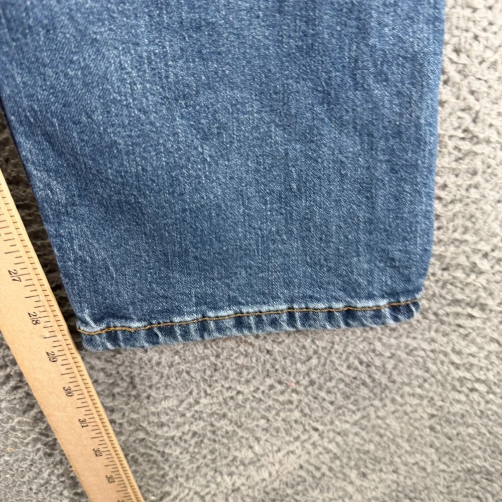 Levi's 505 Jeans Mens‎ 33x30 Blue Cotton Denim Straight Faded Stretch Workwear